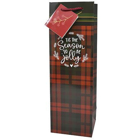 Christmas Flannel Gift Bag