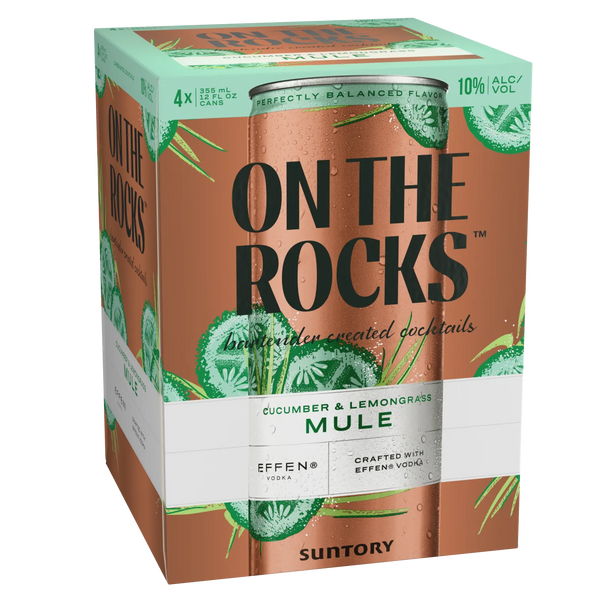 On The Rocks Cucumber Lemongrass Mule 4pk 355ml