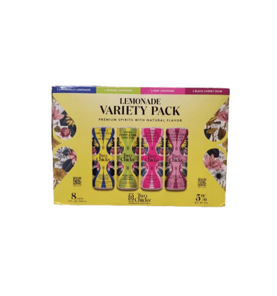 Two Chicks Lemonade Variety 8pk 355ml
