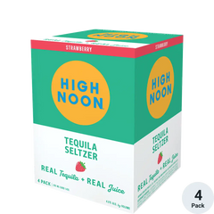 High Noon Tequila Strawberry 4pk 355ml