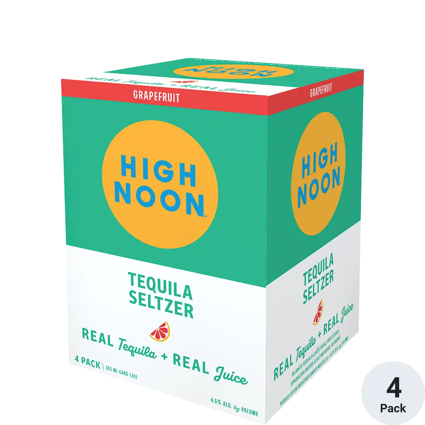 High Noon Tequila Grapefruit 4pk 355ml