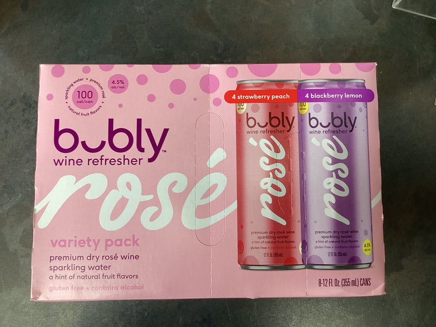 Bubly Rose Variety 335ml 8pk