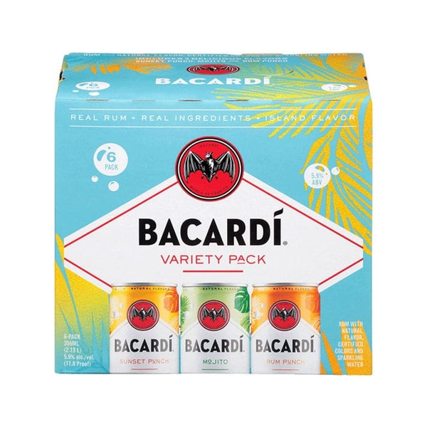 Bacardi Can Variety 6pk 355ml