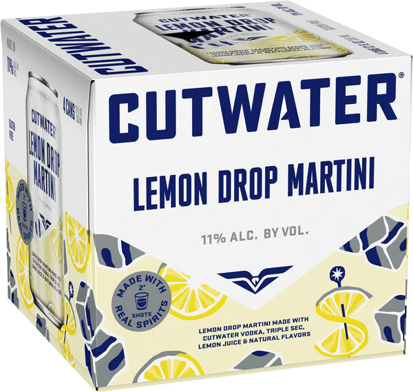 Cutwater Lemon Drop Martini 4pk 355ml