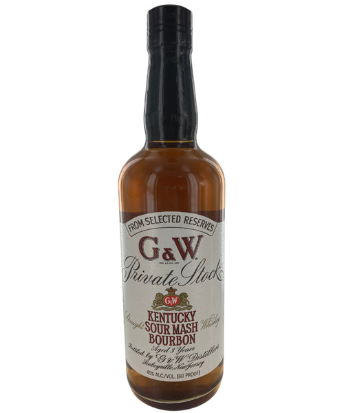 G&W Private Stock Sour Mash Bourbon 1L