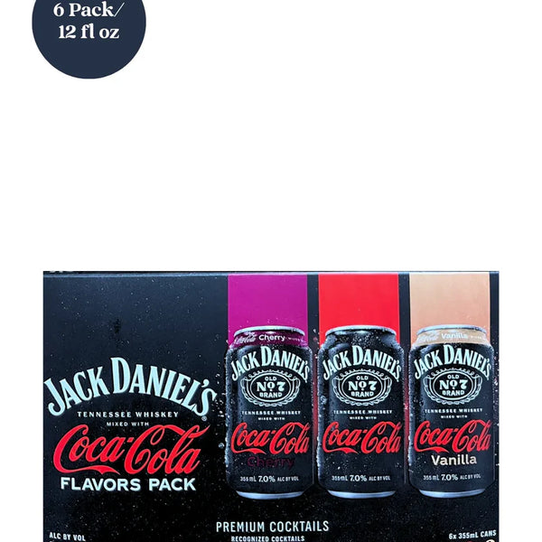 Jack Daniels Coca Cola Variety 6pk 355ml