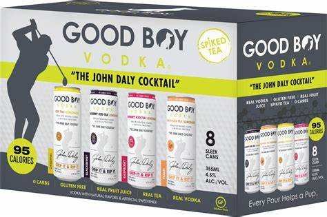 Good Boy Vodka John Daly RTD Variety 8pk