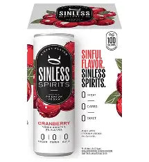 Sinless Cranberry 4pk 355ml