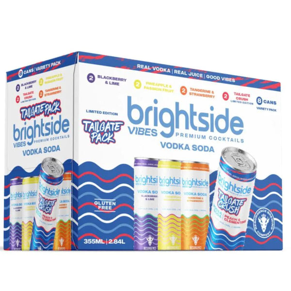 Brightside Vibes Vodka Tailgate 8pk 355ml
