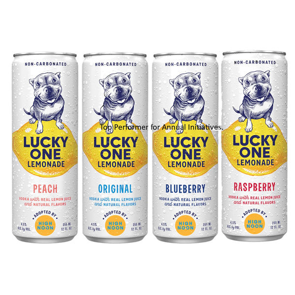 High Noon Lucky One Lemonade 8pk 355ml