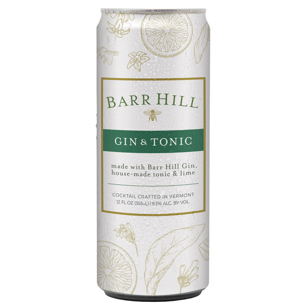 Barr Hill Gin & Tonic 4pk 355ml