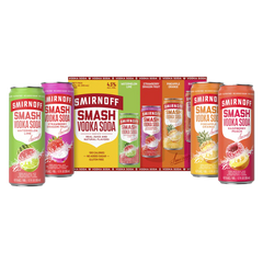 Smirnoff Smash Vodka Soda 8pk 355ml