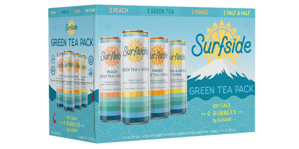 Surfside Green Tea Pack 8pk 355ml