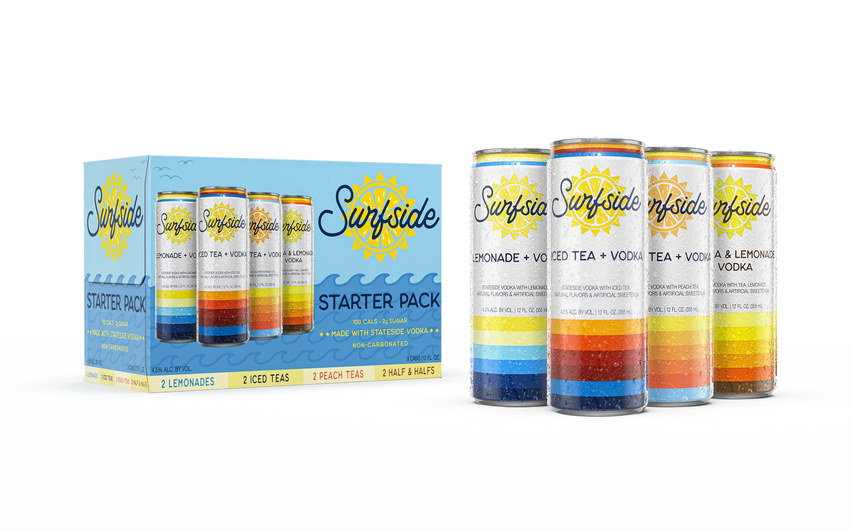 Surfside Iced Tea Variety 8pk 355ml