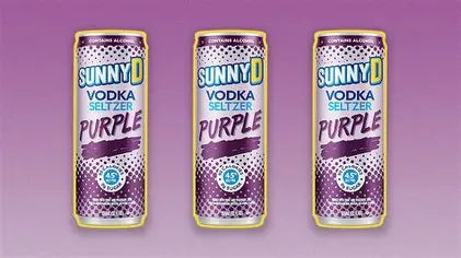 Sunny D Vodka Purple Seltzer 4pk 355ml