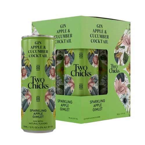 Two Chicks Apple Gimlet 4pk 355ml