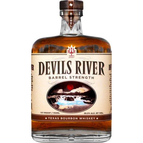 Devil's River Barrel Strength Texas Bourbon 750ml