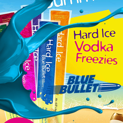 Hard Ice Vodka Freezies Blue Bullet 200ml