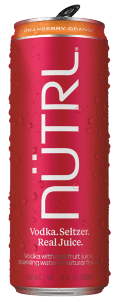 Nutrl Orange Vodka 4pk 355ml