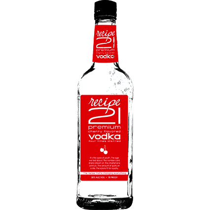 Recipe 21 Cherry Vodka 1L