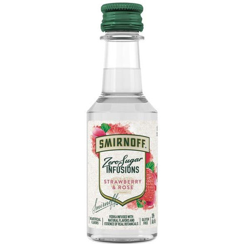 Smirnoff Zero Sugar Strawberry & Rose 50ml