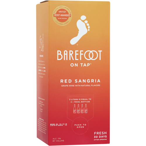Barefoot Sangria 3L Box