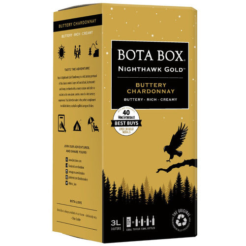 Bota Box Nighthawk Gold Buttery Chardonnay 3L