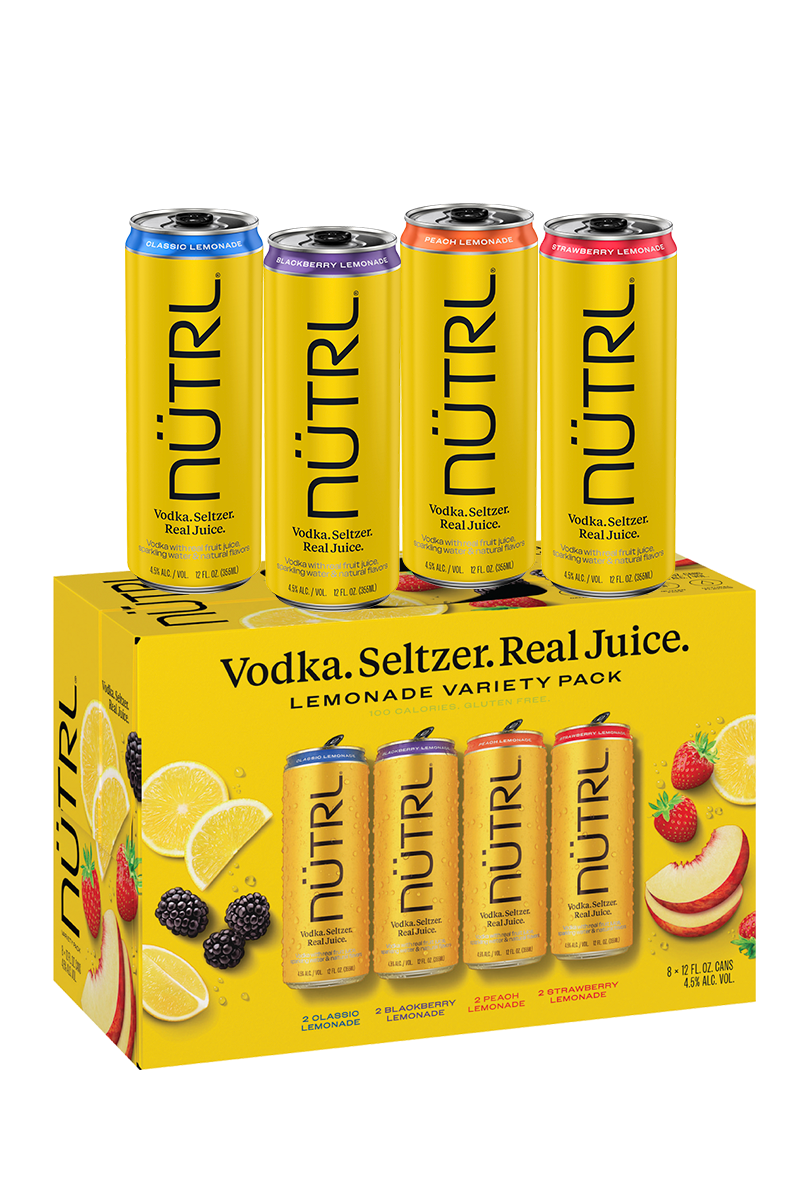 Nutrl Lemonade Variety 8pk 355ml