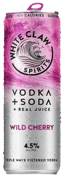 White Claw Vodka Wild Cherry Seltzer 4pk 355ml